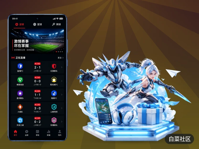 白菜社区 APP，赛事实时更新更方便
